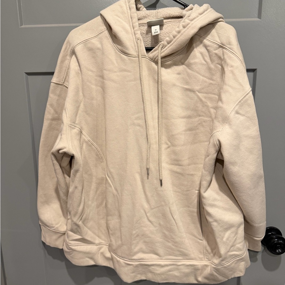 Ava & Viv Beige Hooded Sweatshirt